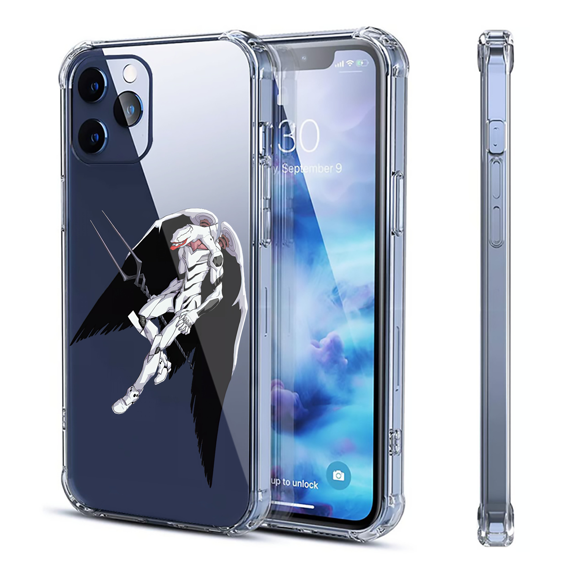 （画像用） EVA 新世紀エヴァンゲリオン 【iPhone 12シリーズ対応】透明スマホケース（クリアソフトケース）